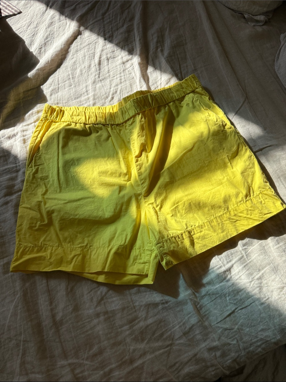 Joe Fresh Sunny Yellow Elastic Waist Shorts